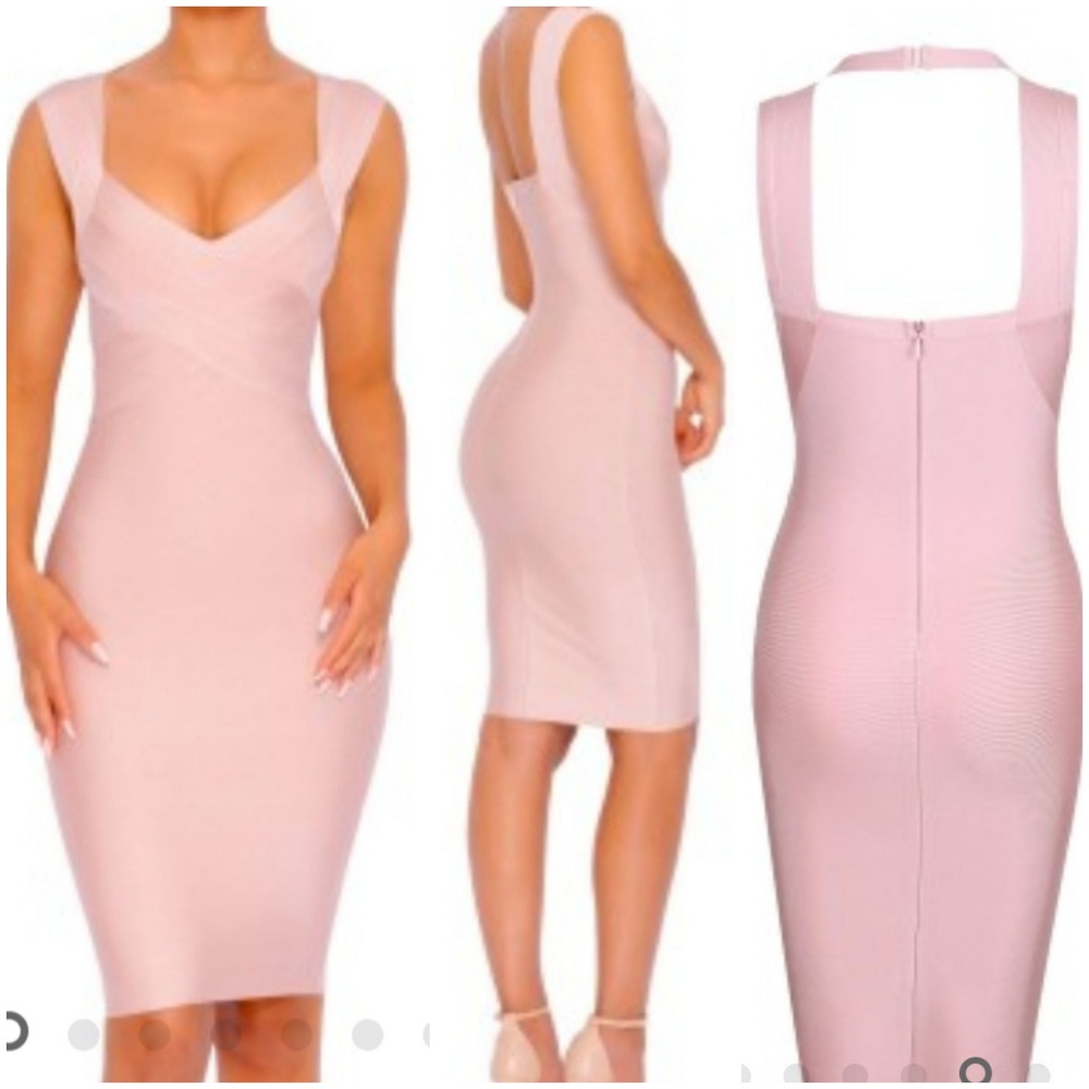 Pink Bandage dress